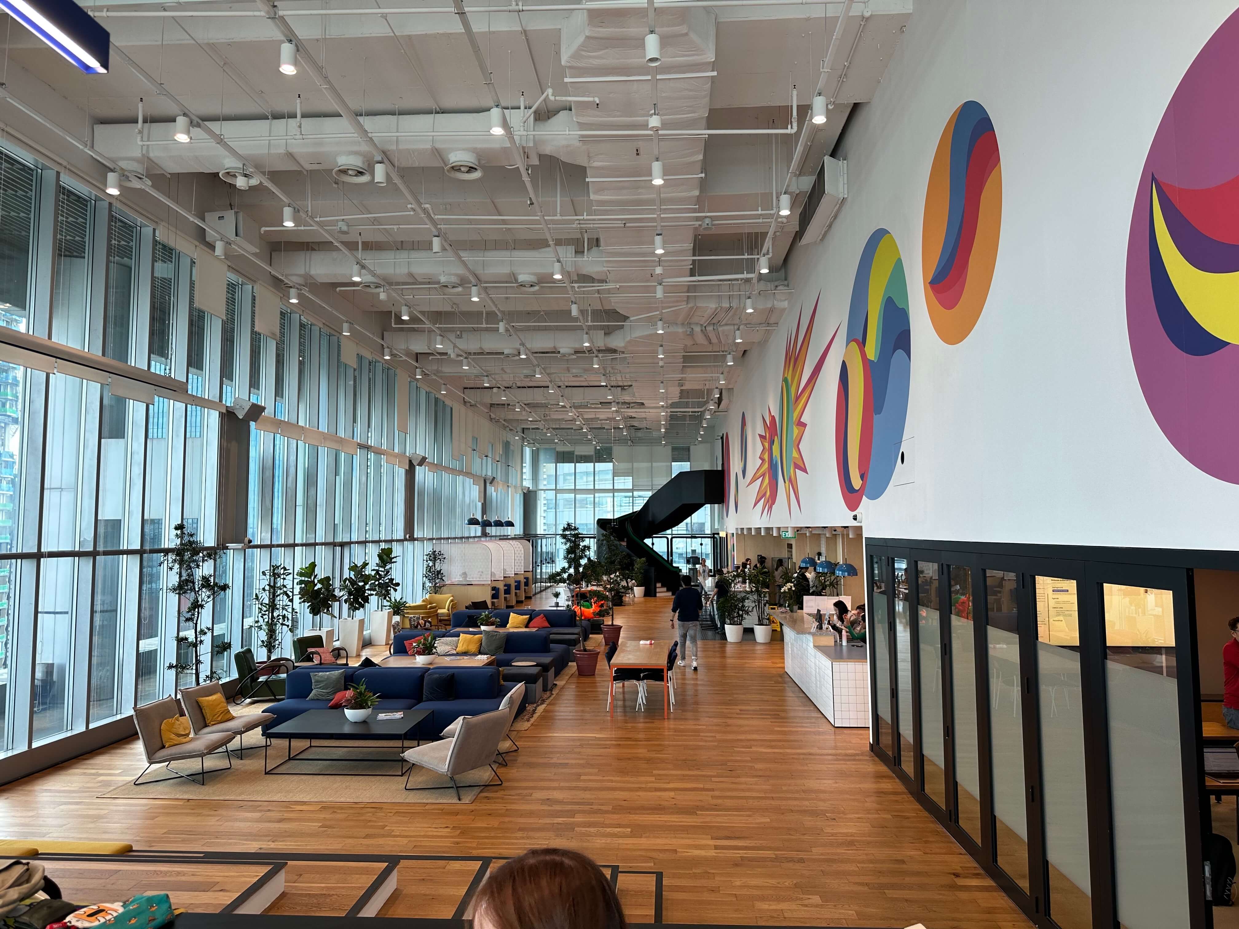 missing image View of one of the floors of the WeWork space at Suntec City in Singapore