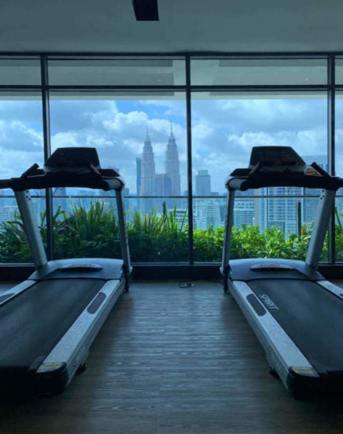 Gym in the place we were staying in Kuala Lumpur or, rather, KL! Gym in the place we were staying in Kuala Lumpur or, rather, KL!