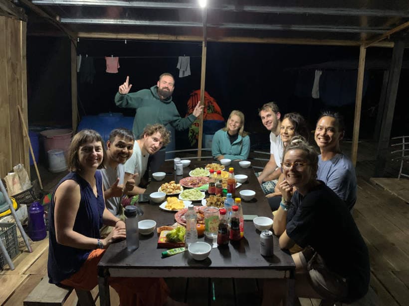 People we met on the floating house we were staying in near Ha Long People we met on the floating house we were staying in near Ha Long